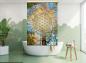 Preview: Extartiqe Duschrollo - Blume des Lebens autumn 2 - im Badezimmer - Duschrollo, Badezimmer, modern